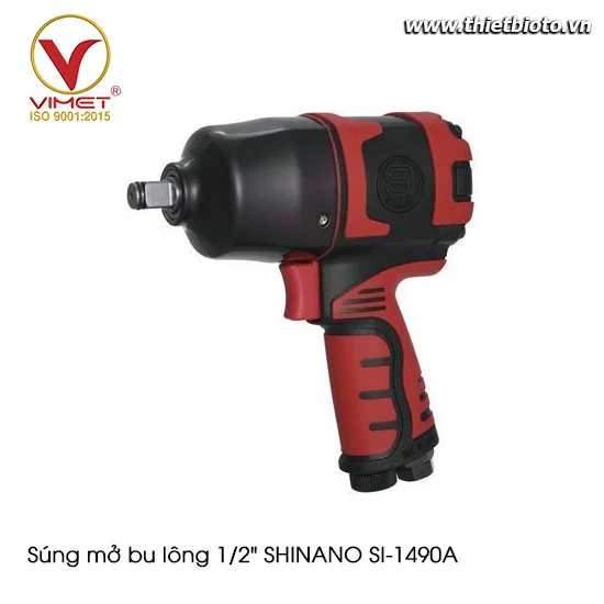 Súng vặn ốc mở bu lông 1/2" Shinano SI-1490A