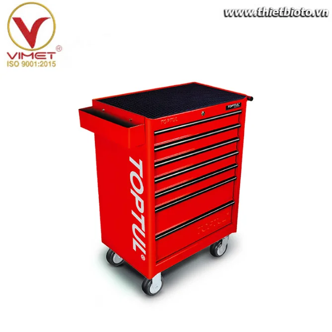 Tủ dụng cụ 7 ngăn có dụng cụ đồ nghề 211PCS TOPTUL GE-21106