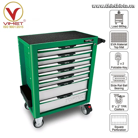 Tủ đựng đồ nghề 7 ngăn toptul TCAG0702