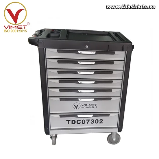 Tủ 7 ngăn màu xám 800x470x980 mm