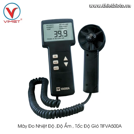 Máy đo nhiệt độ ,độ ẩm , tốc độ gió TIFVA500A