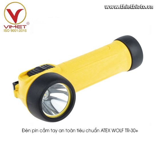 Đèn pin cầm tay an toàn tiêu chuẩn ATEX WOLF TR-30+