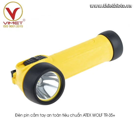 Đèn pin cầm tay an toàn tiêu chuẩn ATEX WOLF TR-35+