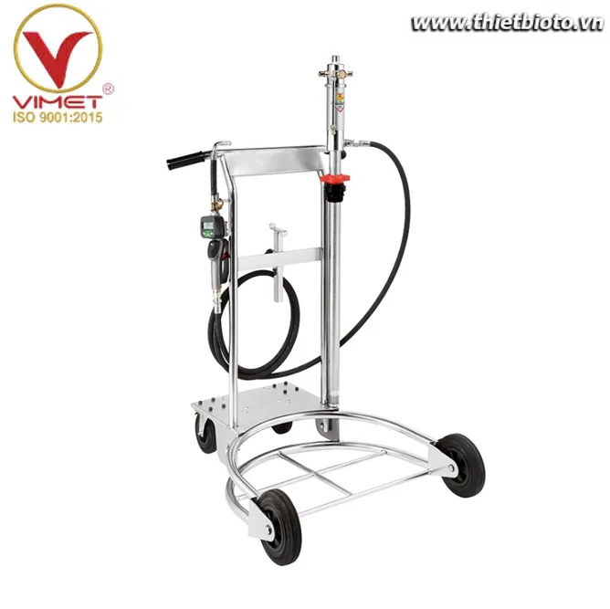 Trụ bơm nhớt di động có đồng hồ đo lưu lượng 14 lít/phút Raasm 35425