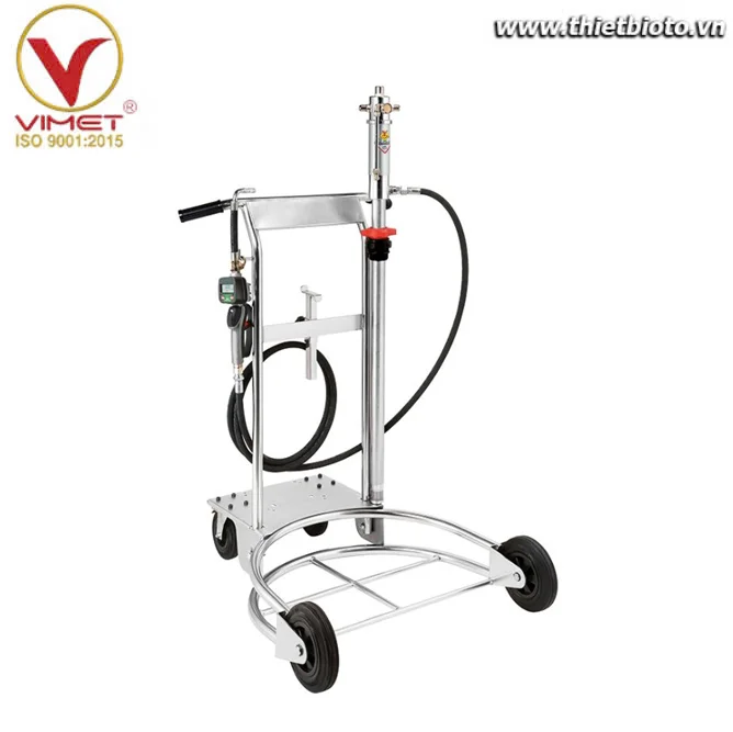 Trụ bơm nhớt di động có đồng hồ đo lưu lượng 18 lít/phút Raasm 37095