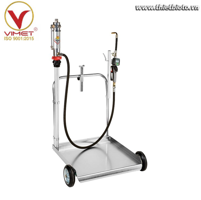 Trụ bơm nhớt di động có đồng hồ đo lưu lượng 20 lít/phút Raasm 35220