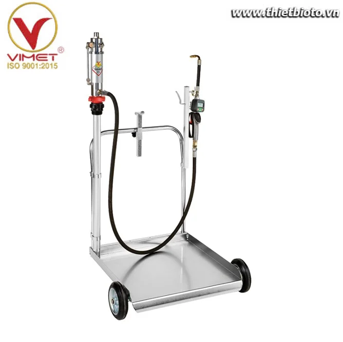 Trụ bơm nhớt di động có đồng hồ đo lưu lượng 20 lít/phút  Raasm 35219