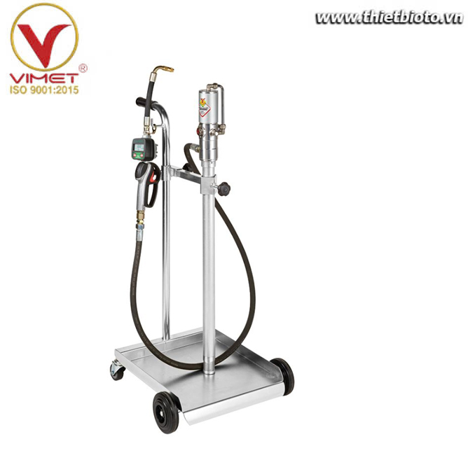 Trụ bơm nhớt di động có đồng hồ đo lưu lượng 20 lít/phút Raasm 35260