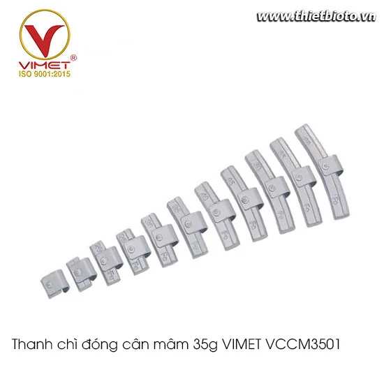 Thanh chì đóng cân mâm 35g VIMET VCCM3501