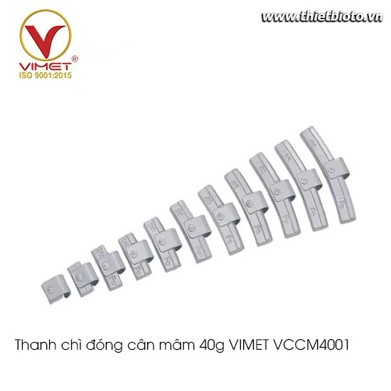 Thanh chì đóng cân mâm 40g VIMET VCCM4001