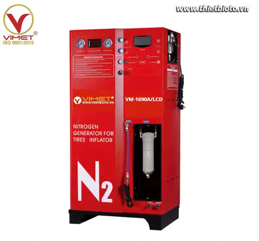 Máy bơm và tạo khí Nito VIMET VM-1690A/LCD