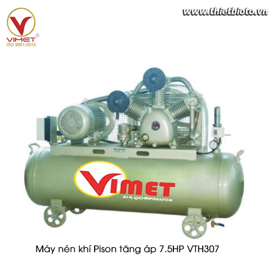 Máy nén khí Pison tăng áp 7.5HP VTH307