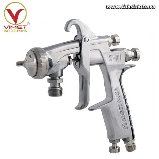 Súng sơn áp lực không bầu lỗ Anest Iwata W-101-P