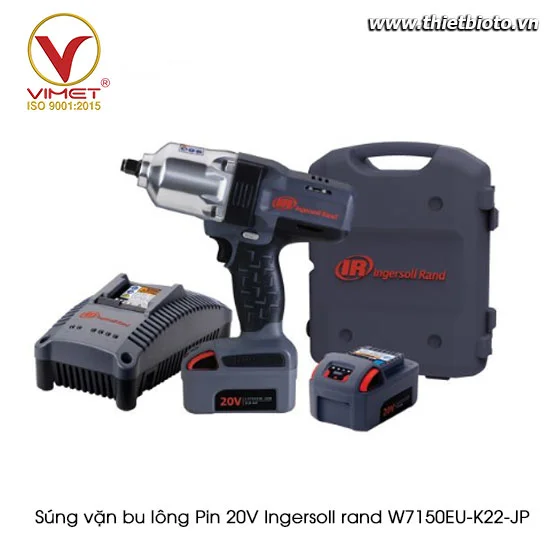 Súng vặn bu lông bằng Pin 20V Ingersoll rand W7150EU-K22-JP