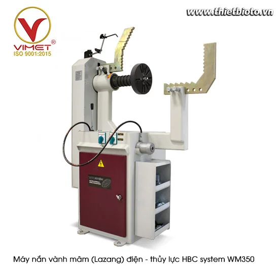 Máy nắn vành mâm (Lazang) điện - thủy lực HBC system WM350
