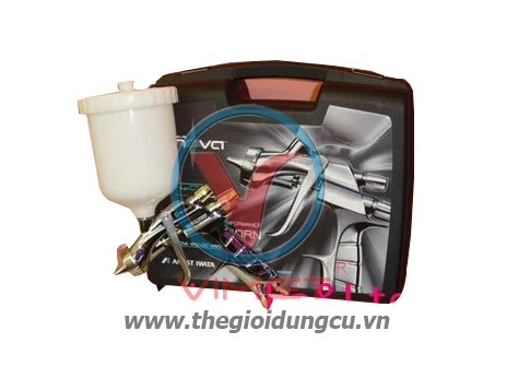 Súng sơn Super Nova lỗ 1.4mm cốc nhựa đồng hồ áp suất WS-400-1401CH