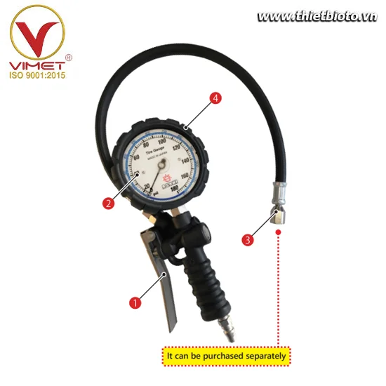 Đồng hồ bơm lốp ASAHI AGE-1200