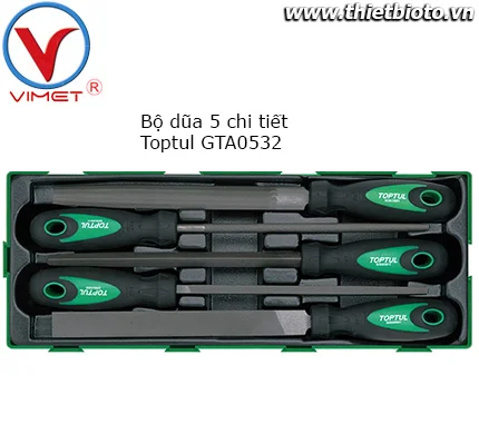 Bộ dũa đa năng 8" 5pcs Toptul GTA0532