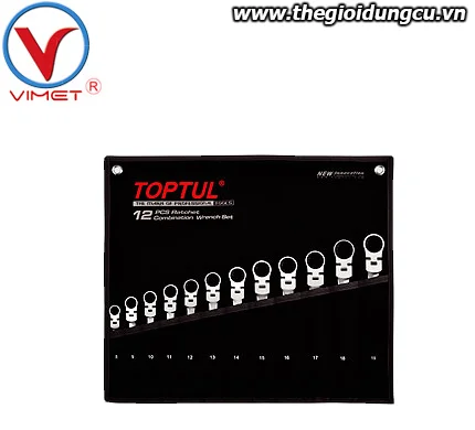 Bộ cờ lê đổi chiều 12 chi tiết toptul GPAQ1204