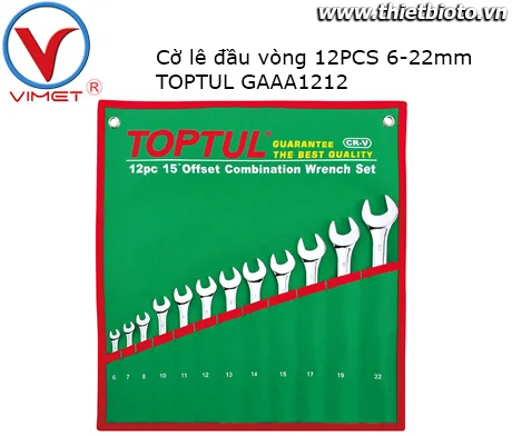 Bộ cờ lê vòng 12 món TOPTUL GAAA1212