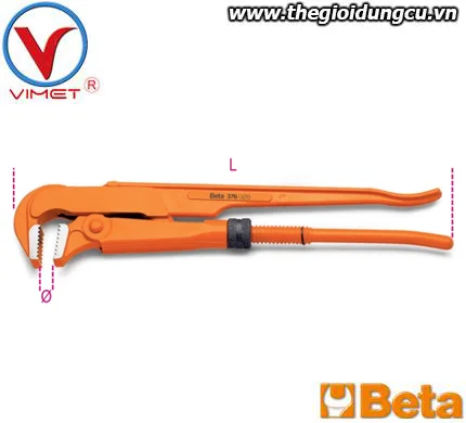 Cờ lê kẹp ống Beta 376 320