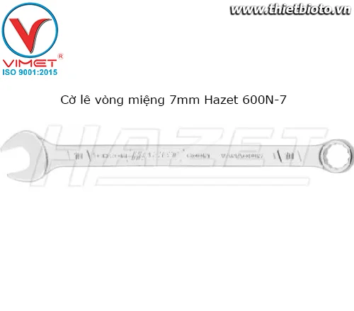 Cờ lê vòng miệng 7mm Hazet 600N-7