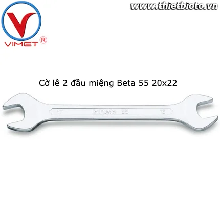 Cờ lê 2 đầu miệng Beta 55 20x22