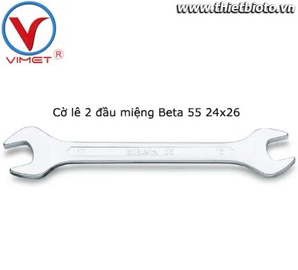 Cờ lê 2 đầu miệng Beta 55 24x26