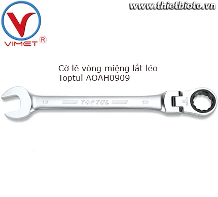 Cờ lê vòng miệng lắt léo Toptul AOAH0909