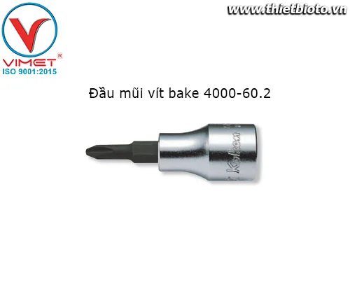 Đầu mũi vít bake 4000-60.2