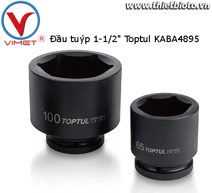 Đầu tuýp 1-1/2" Toptul KABA4895