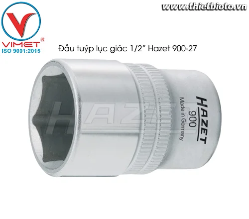 Đầu tuýp lục giác 1/2" Hazet 900-27