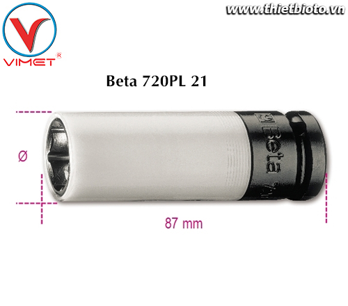 Đầu tuýp lục giác 21mm Beta 720PL21