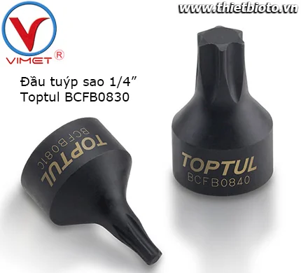 Đầu tuýp sao 1/4" Toptul BCFB0830