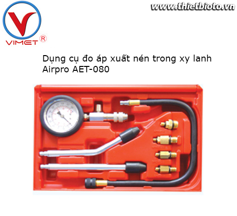 Dụng cụ đo áp suất xy lanh Airpro AET-080