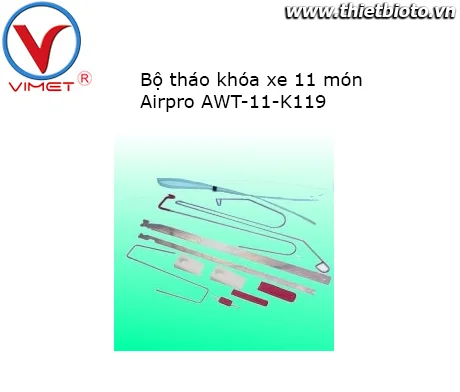 Bộ tháo khóa xe 11 món Airpro AWT-11-K119