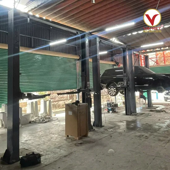 Cầu nâng 2 trụ cáp trên VIMET TLG40121 - ảnh thực tế 3