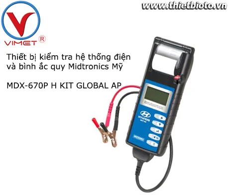 Thiết bị kiểm tra hệ thống điện và bình ắc quy Midtronics MDX-670P