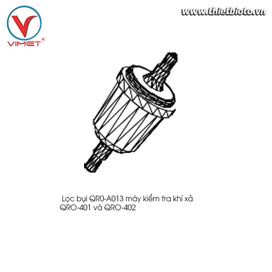 Lọc bụi máy kiểm tra khí xả QRO-401 và QRO-402
