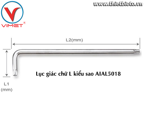 Lục giác L sao (dài) T50 TOPTUL AIAL5018