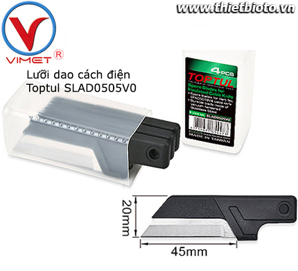 Lưỡi dao cách điện 4pcs Toptul SLAD0505V0