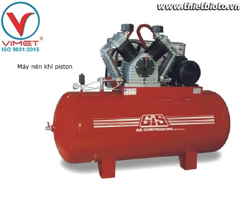 Máy nén khí piston truyền động dây đai 10HP GIS