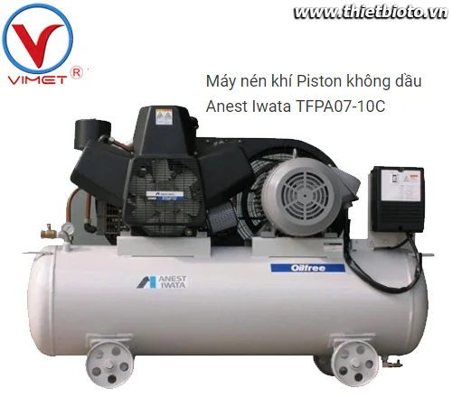 Máy nén khí Piston không dầu Anest Iwata TFPA07-10C