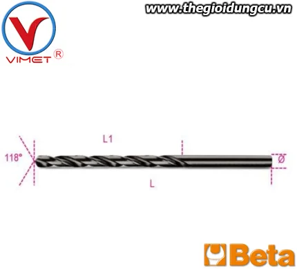 Mũi khoan Beta 412 L2,00