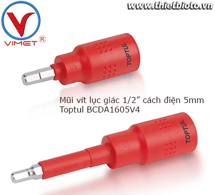 Mũi vít lục giác 1/2" cách điện Toptul BCDA1605V4