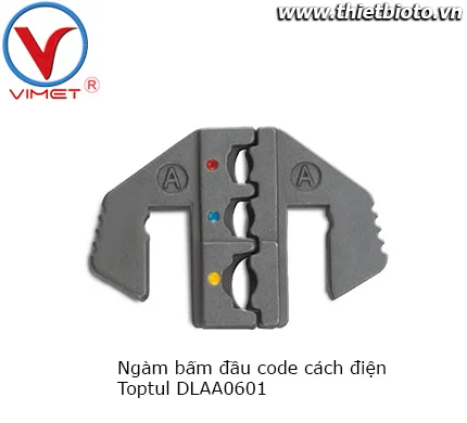 Ngàm bấm đầu code cách điện Toptul DLAA0601