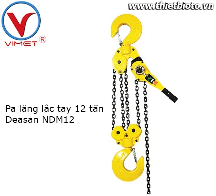 Pa lăng lắc tay 12 tấn Deasan NDM120