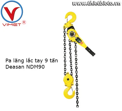 Pa lăng lắc tay 9 tấn Deasan NDM90