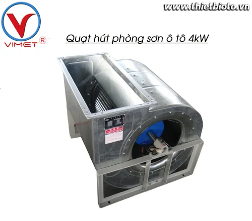 Quạt hút phòng sơn ô tô 4kw