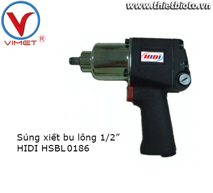 Súng xiết bu lông 1/2" HIDI HSBL0186